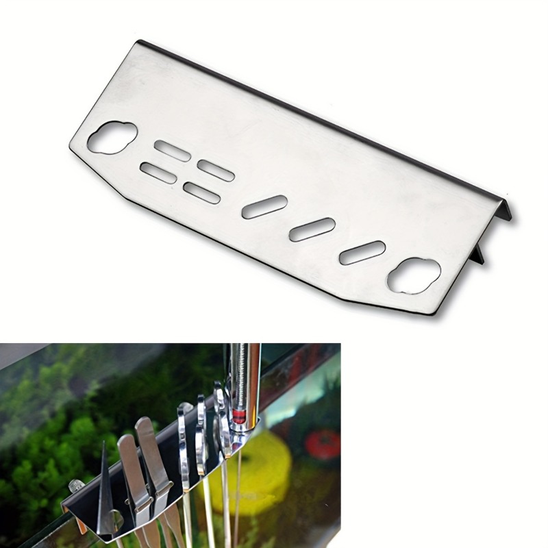 Marine Aquarium - Halter für Aquarium-Reinigungswerkzeuge aus Edelstahl, an