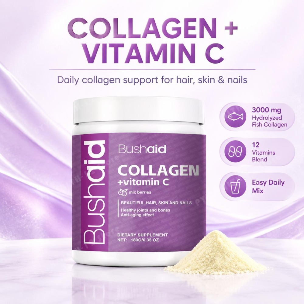 Marine Fish Tank - Hydrolysiertes Meereskollagen-Peptidpulver mit Vitamin C und