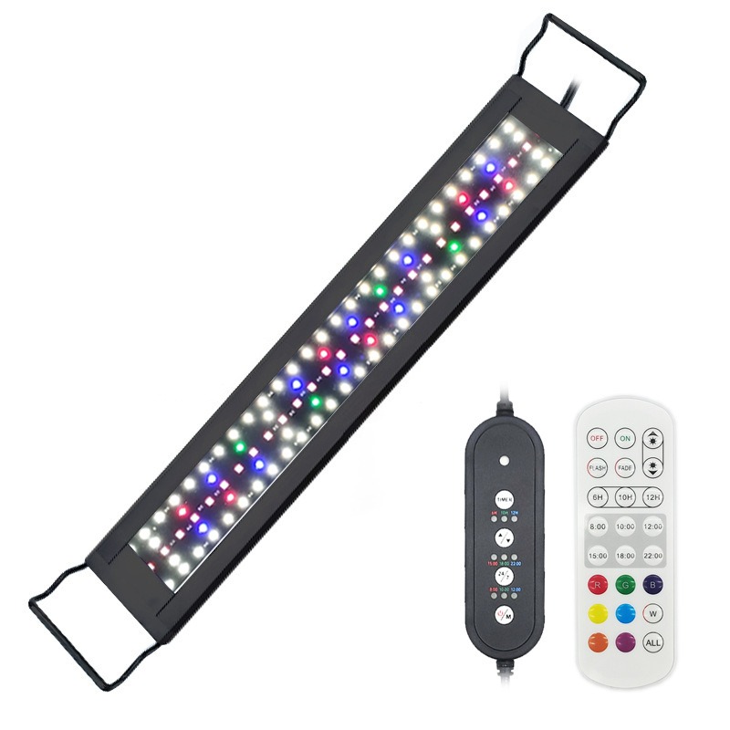 Reef Lighting - LED-Aquariumbeleuchtung Vollspektrum Pflanzen-Riff-Aquariumlampe Einstellbare Sonnenauf- und