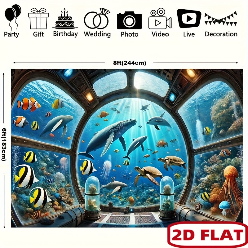 Unterwasser-U-Boot-Fenster-Wal – Ocean Aquarium Bewertung und Preis