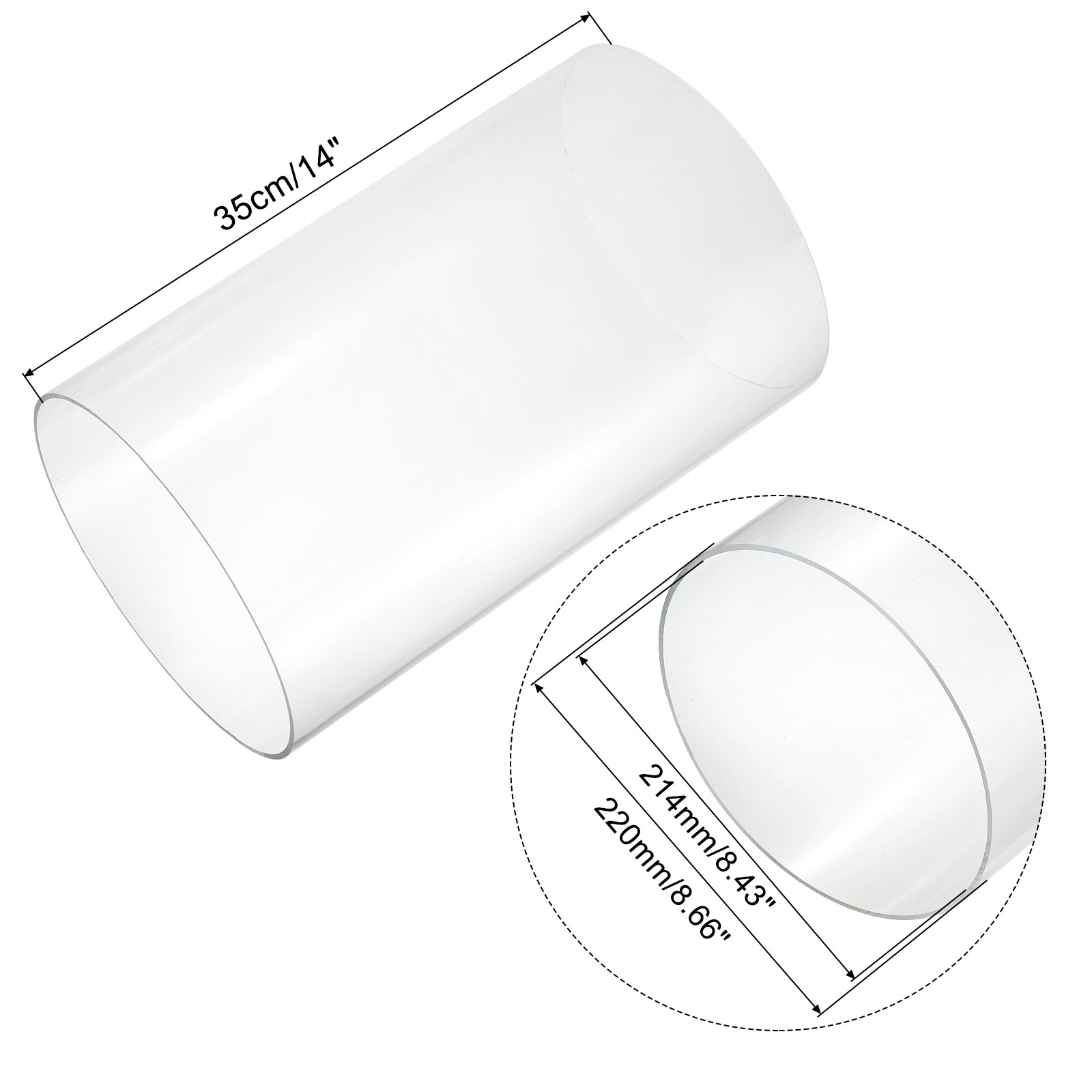 350 mm transparentes Acryl-Aqu – Ocean Aquarium Bewertung und Preis