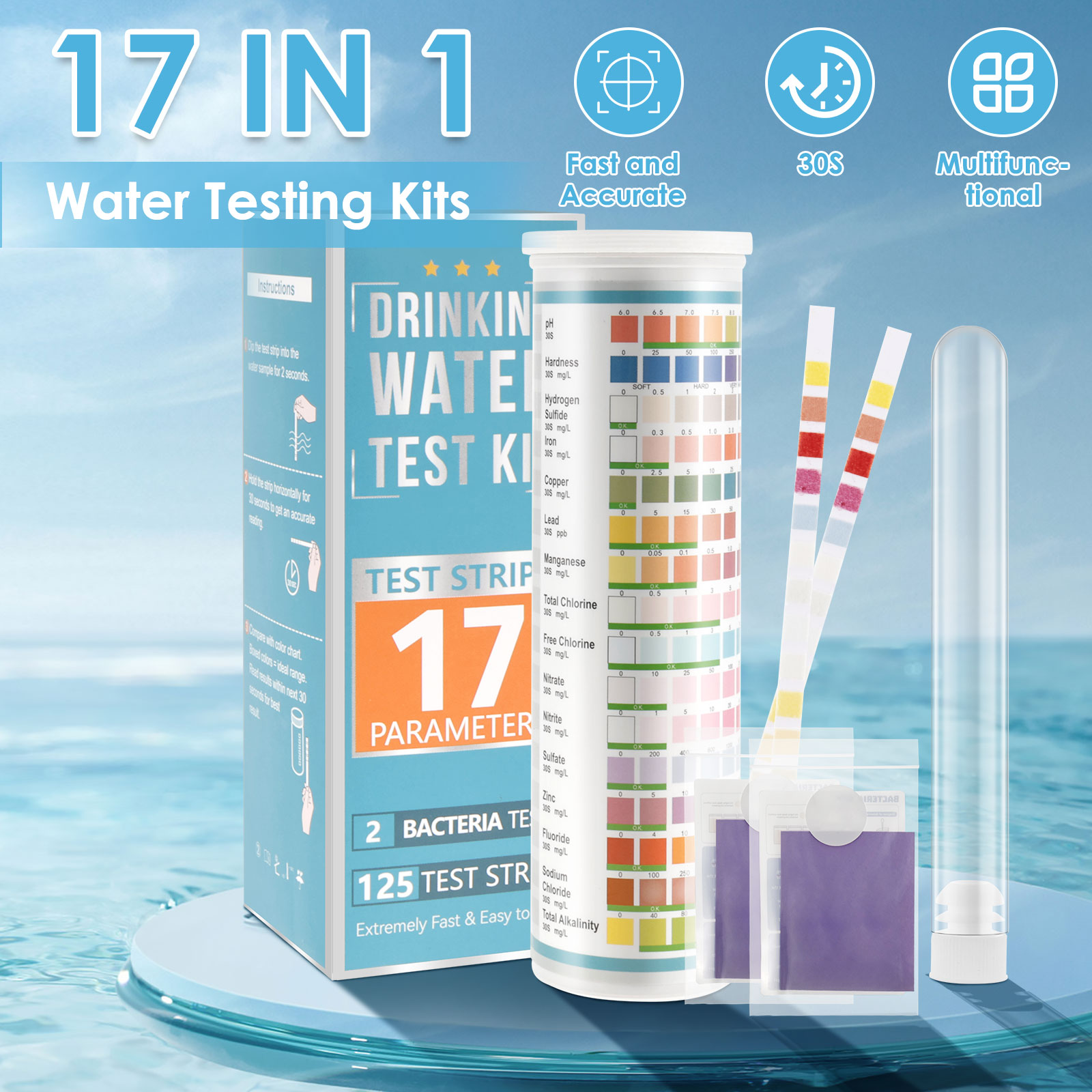 5-17 in 1 Aquarium-Teststreife – Saltwater Tank Bewertung und Preis